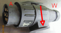 1 - połączenie adapter-wtyczka(13pin)